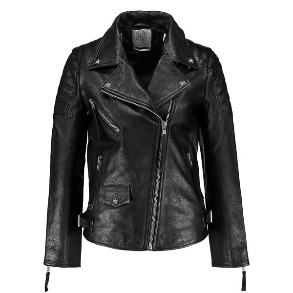 Packshot d'une veste en cuir
